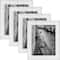 4 Pack Craig Frames Victoria White & Silver Picture Frame